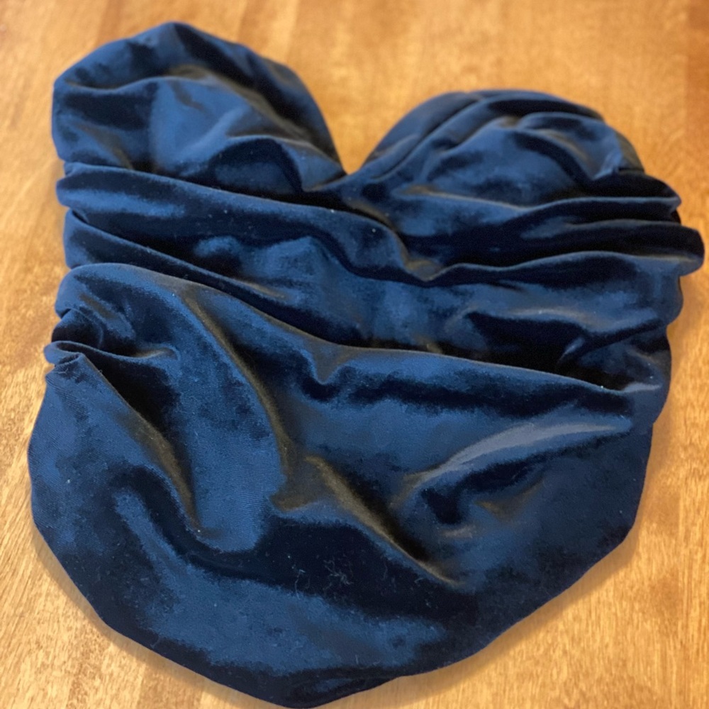 Express Body Contour strapless velour top